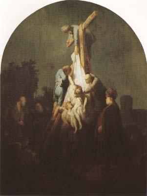 REMBRANDT Harmenszoon van Rijn The Descent from the Cross (mk08) oil painting picture